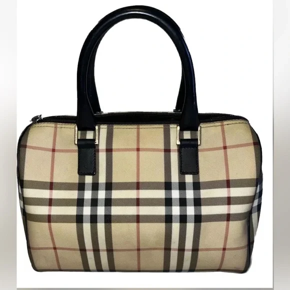 Burberry Classic Plaid Speedy Satchel - Picture 1 of 7